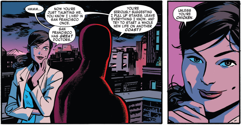 Illustration for article titled Daredevil #36 leaves NYC with a smile and a startling new status quo